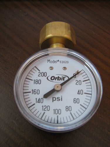 Orbit Pressure Gauge (200 PSI)
