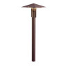 LED Forged Path Light - Textured Architectural Bronze