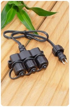 Cable Splitter w/ 3 Connectors